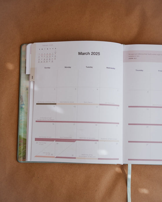 2025 Calendar Year Catholic Liturgical Planner // Big Layout (*PRE-ORDER*)