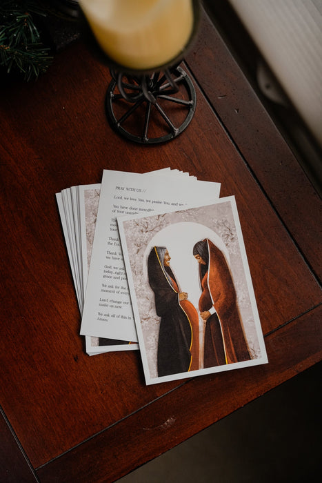 Blessed is She Visitation Prayer Card // 5-Pack