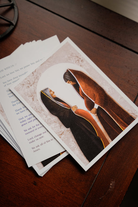 Blessed is She Visitation Prayer Card // 5-Pack