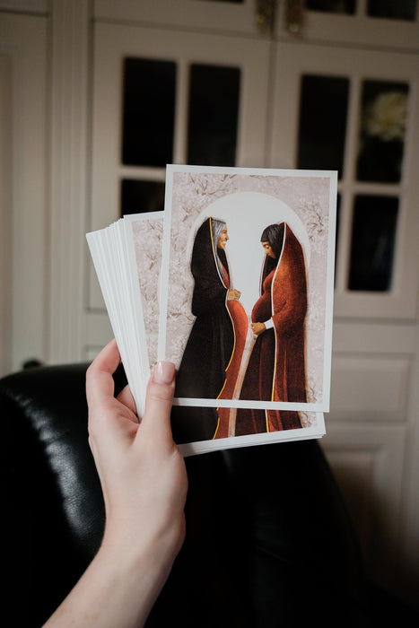 Blessed is She Visitation Prayer Card // 5-Pack