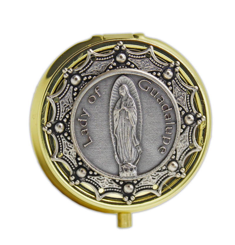 Our Lady of Guadalupe Token Bronze Pyx 