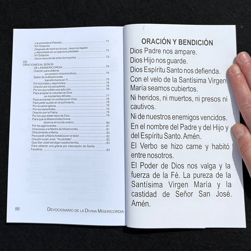 Devocion a la Divina Misericordia Softcover Book