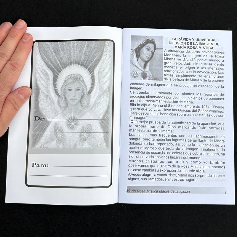 Maria Rosa Mistica Madre de La Iglesia Softcover Book