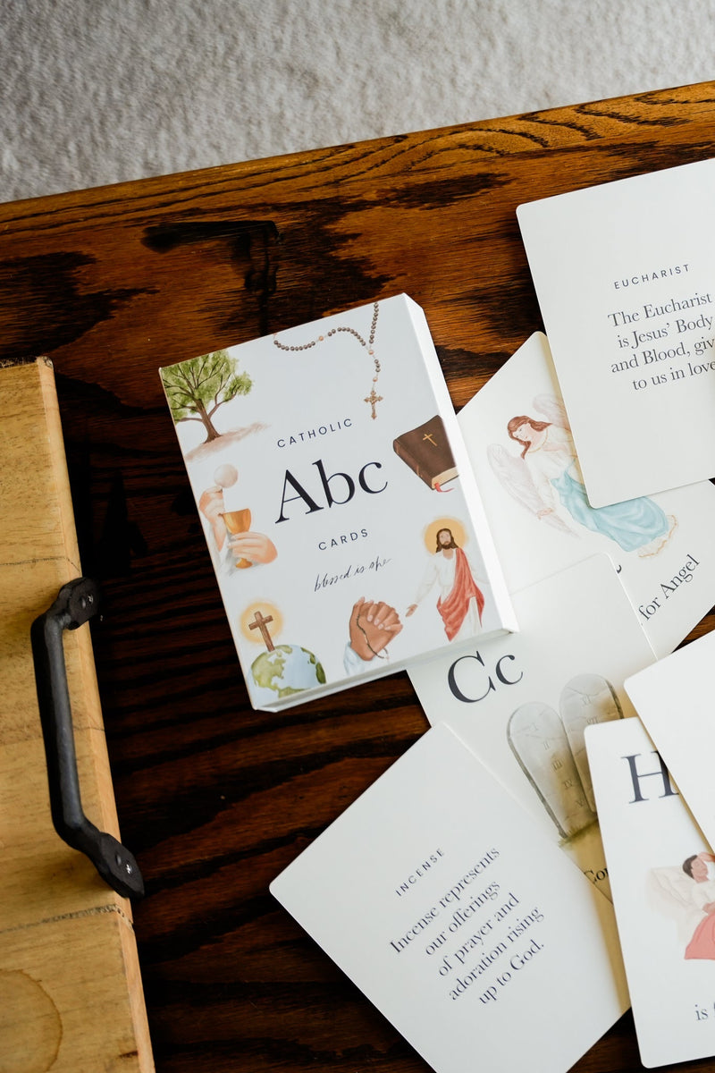 Catholic ABC Cards for kids