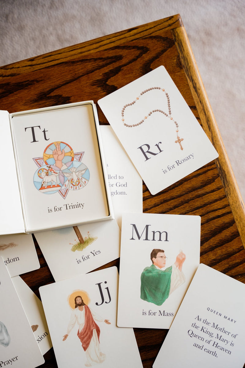 Catholic ABC Cards for kids