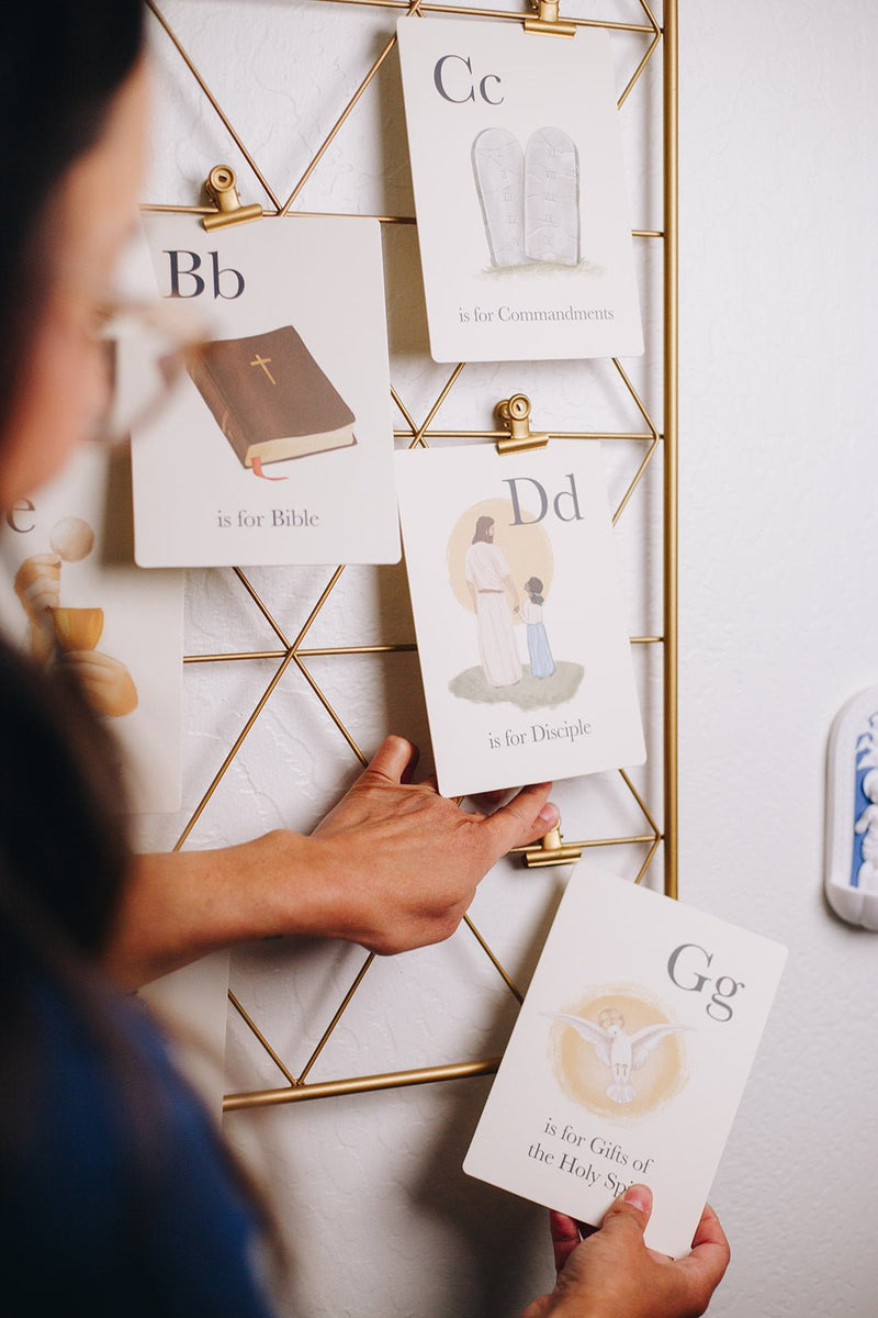 Catholic ABC Cards for kids