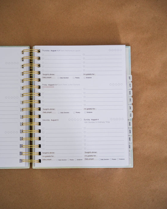 2024-25 Academic Catholic Liturgical Planner // Mini Layout