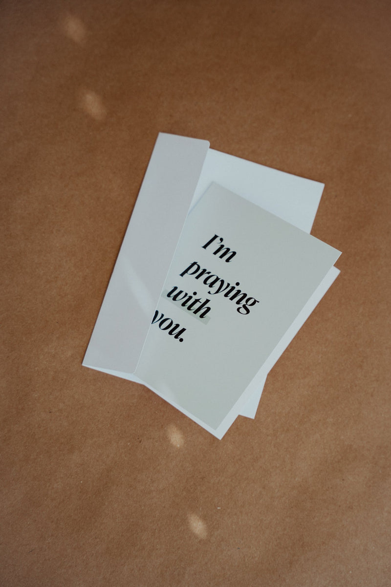 Catholic Intentions Greeting Cards "I'm Praying With You" 5-Pack