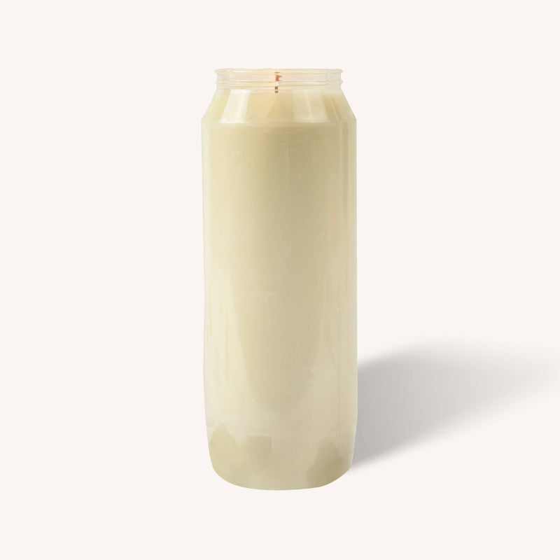 White Emergency, Prayer Candle in Glass Cup - 7 Day