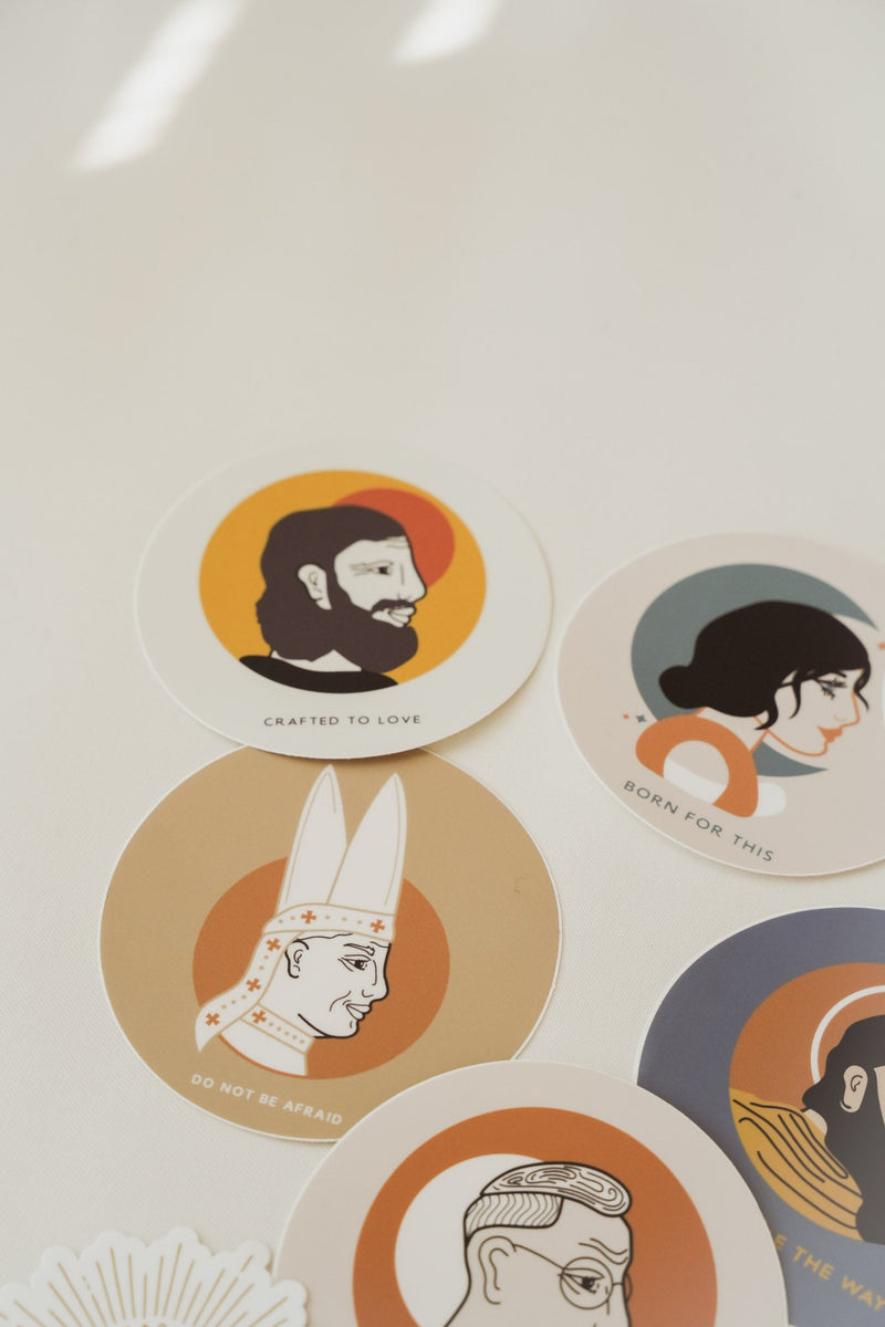 Catholic Saint Vinyl Stickers