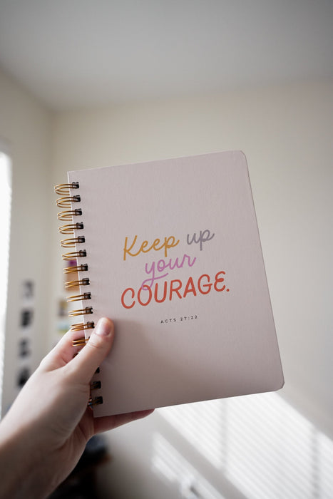 Courage // Spiral Hardcover Journal