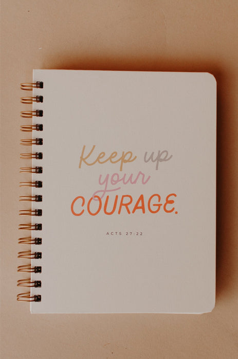 Courage // Spiral Hardcover Journal