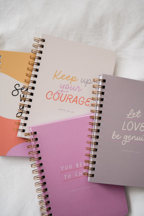 Courage // Spiral Hardcover Journal