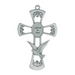 6" Pewter Confirmation Cross