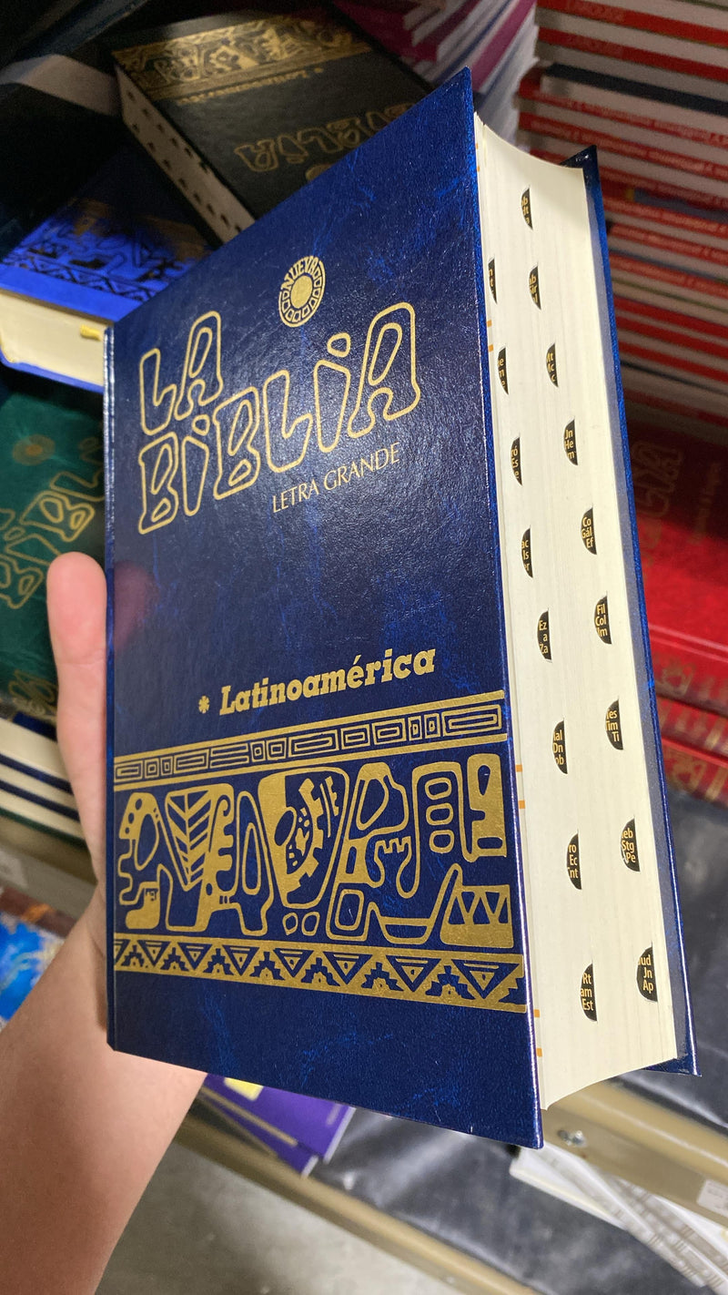 La Biblia Latinoamérica Edición Pastoral Letra Grande con Índices | Tapa Dura | Español