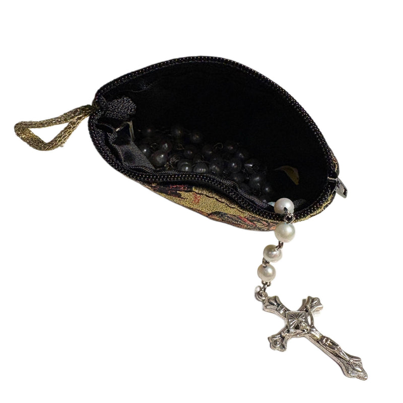Rosary Pouch - Our Lady of Perpetual Help 3″ x 4″
