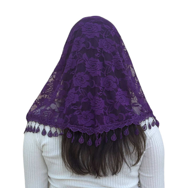 Veil ~ St. Claire of Assisi - PURPLE