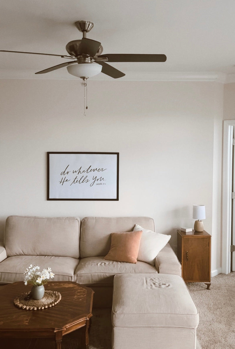 Do Whatever He Tells You — John 2:5 (24x36)