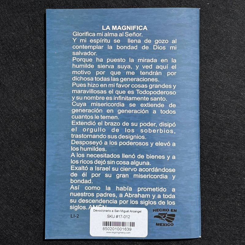 Devocionario a San Miguel Arcangel Softcover Book
