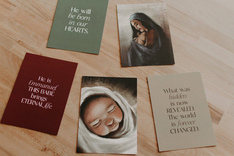 Emmanuel Christmas Postcard // 5-Pack