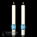 Complementing Altar Candle - Cathedral Candle - Most Holy Rosary - 4 Sizes