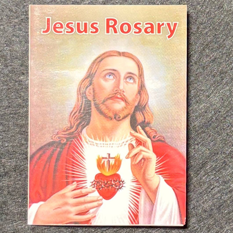 Jesus Rosary Prayer Card Pamphlet