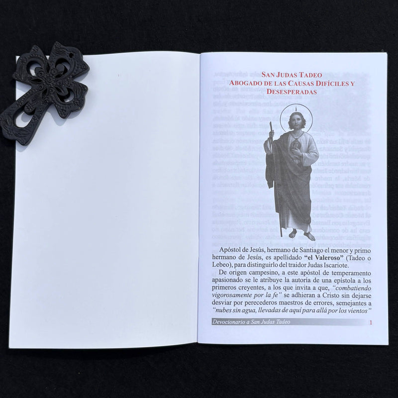 Devocionario a San Judas Tadeo Softcover Book