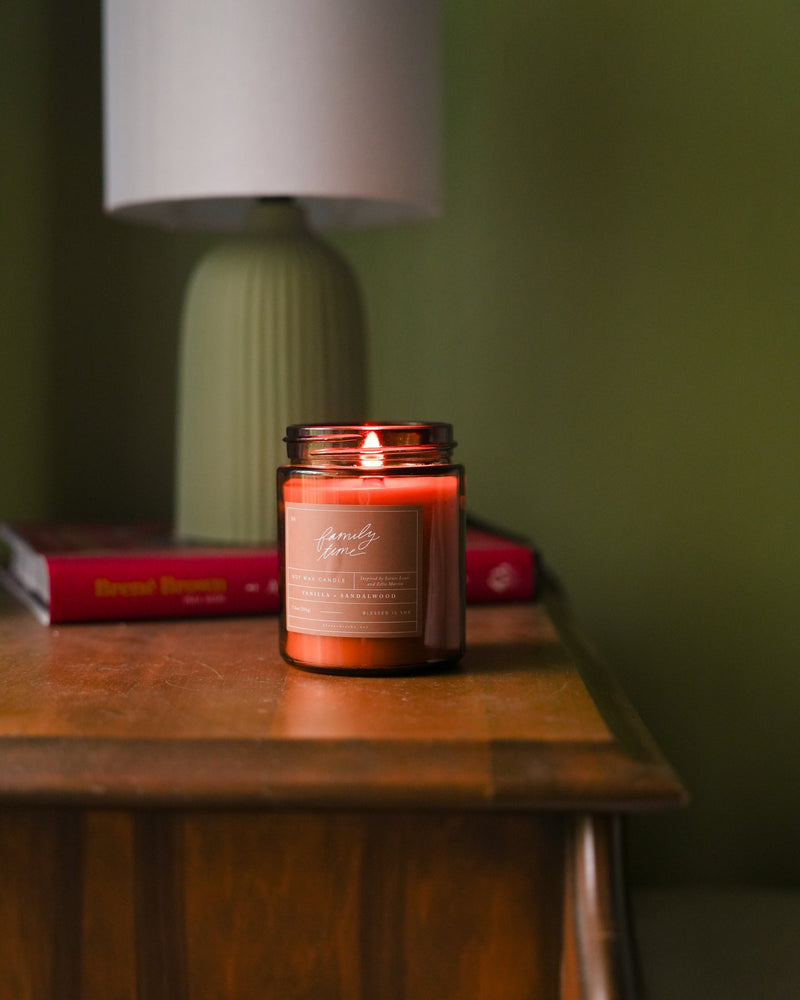 Family Time Candle Inspired by Saints Louis and Zélie Martin Soy Candle