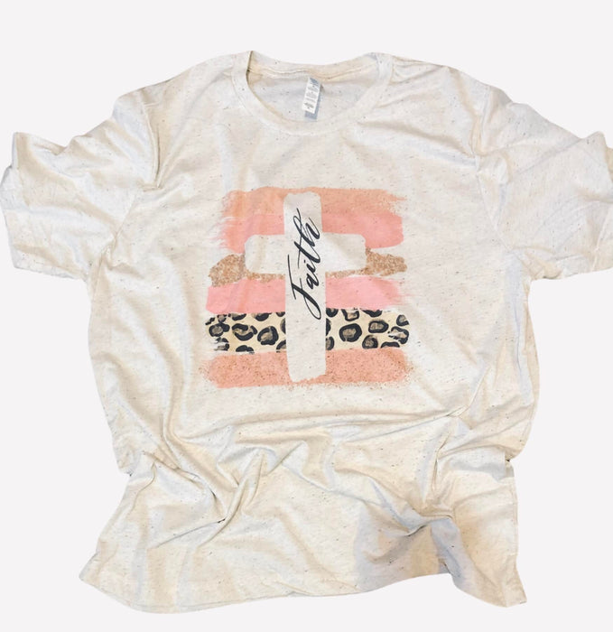 Faith Cross Brushstrokes Shirt