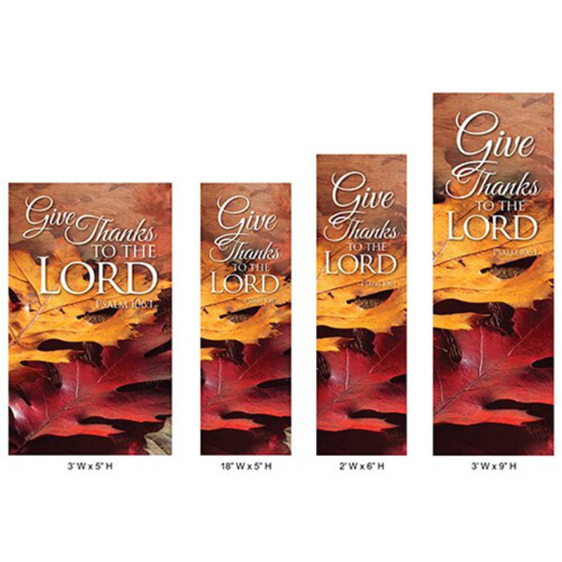 Give Thanks to the Lord Banners