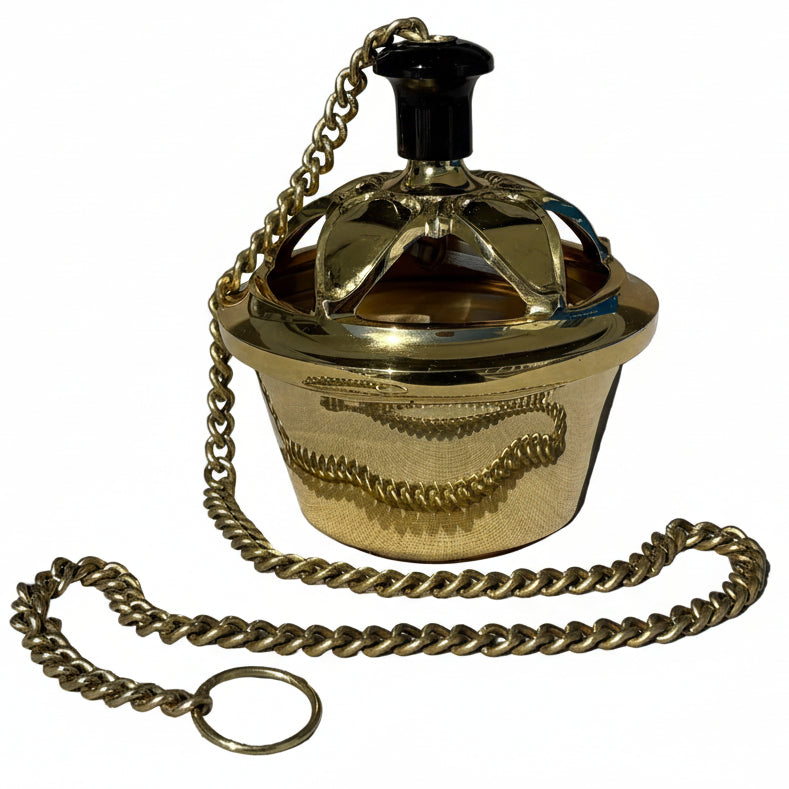 Single Chain Brass Censer Thurible
