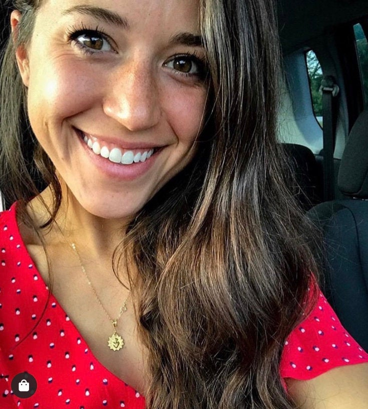 Sacred Heart Scalloped Necklace