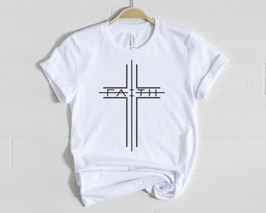 Faith Vertical Cross Unisex Shirt