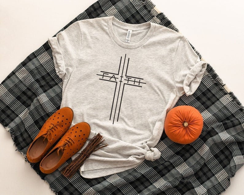 Faith Vertical Cross Unisex Shirt