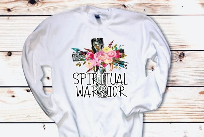 Spiritual Warrior Christian Crewneck