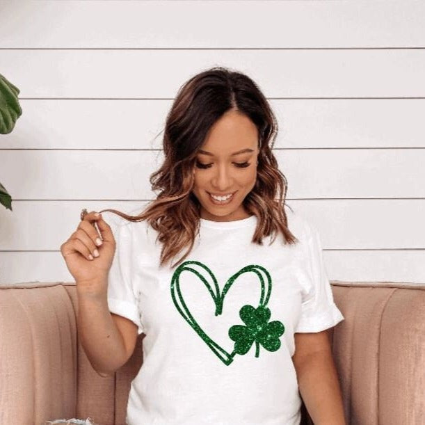 Shamrock Heart St. Patrick's Day Shirt