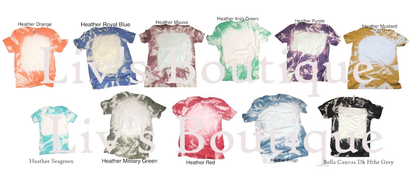 Autism Rainbow Bleached Tee