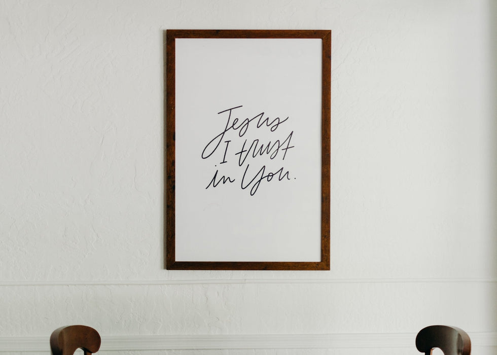 Jesus I Trust in You Poster