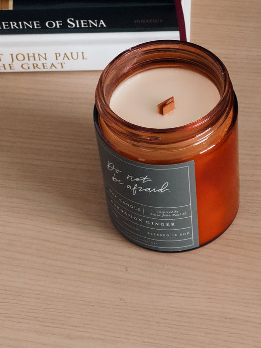 Do Not Be Afraid // Saintly Scents Candle inspired by St. JPII