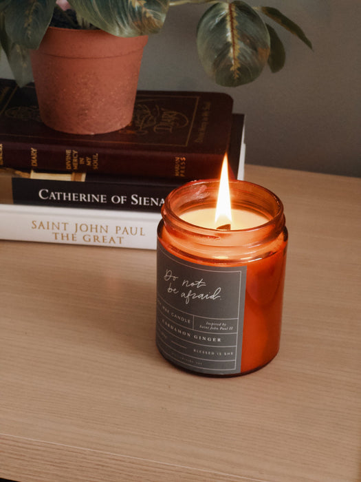 Do Not Be Afraid // Saintly Scents Candle inspired by St. JPII