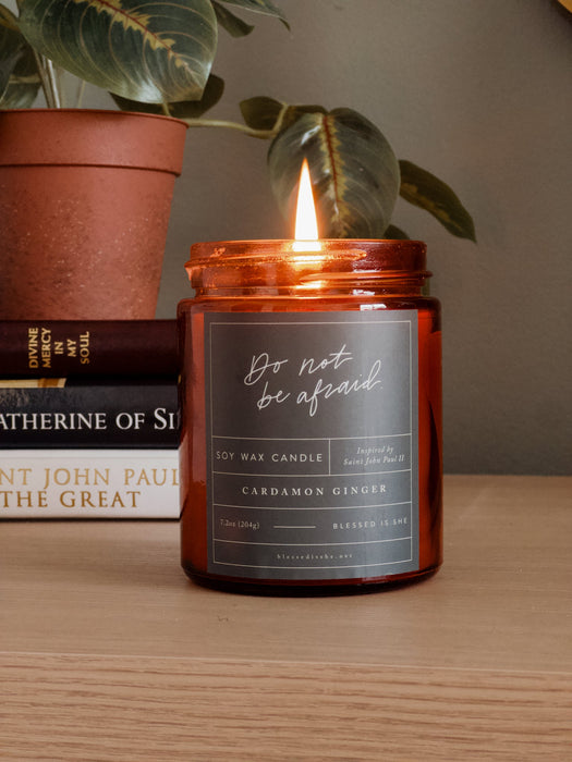 Do Not Be Afraid // Saintly Scents Candle inspired by St. JPII