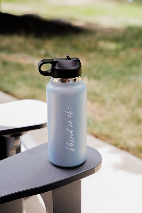 Light Blue BIS Water Bottle (32 oz)