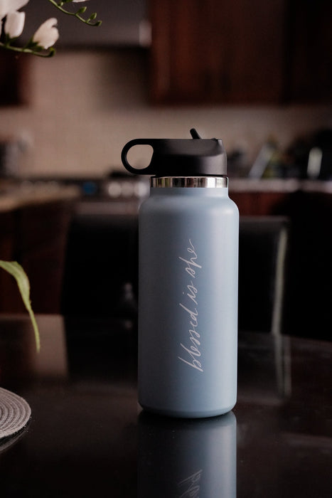 Light Blue BIS Water Bottle (32 oz)