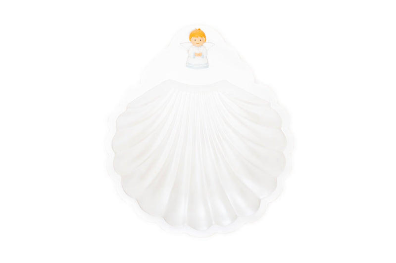 Baptism Shell Guardian Angel Boys | Divine Protection | Little Drops of Water