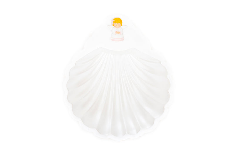 Baptism Shell Guardian Angel Girls | Divine Protection | Little Drops of Water