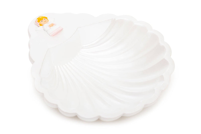 Baptism Shell Guardian Angel Girls | Divine Protection | Little Drops of Water
