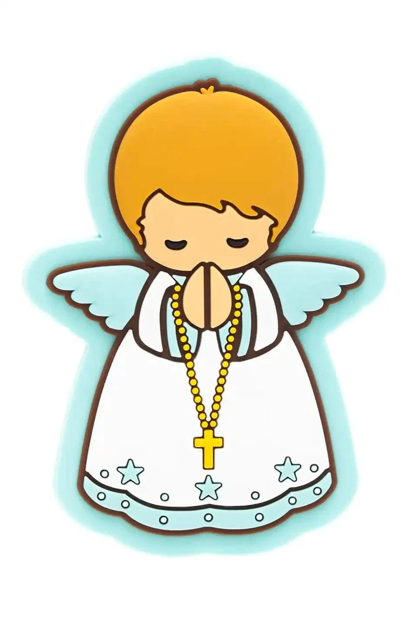 Baby Boy Angel Catholic Fridge Magnet | Guardian Protection | Little Drops of Water