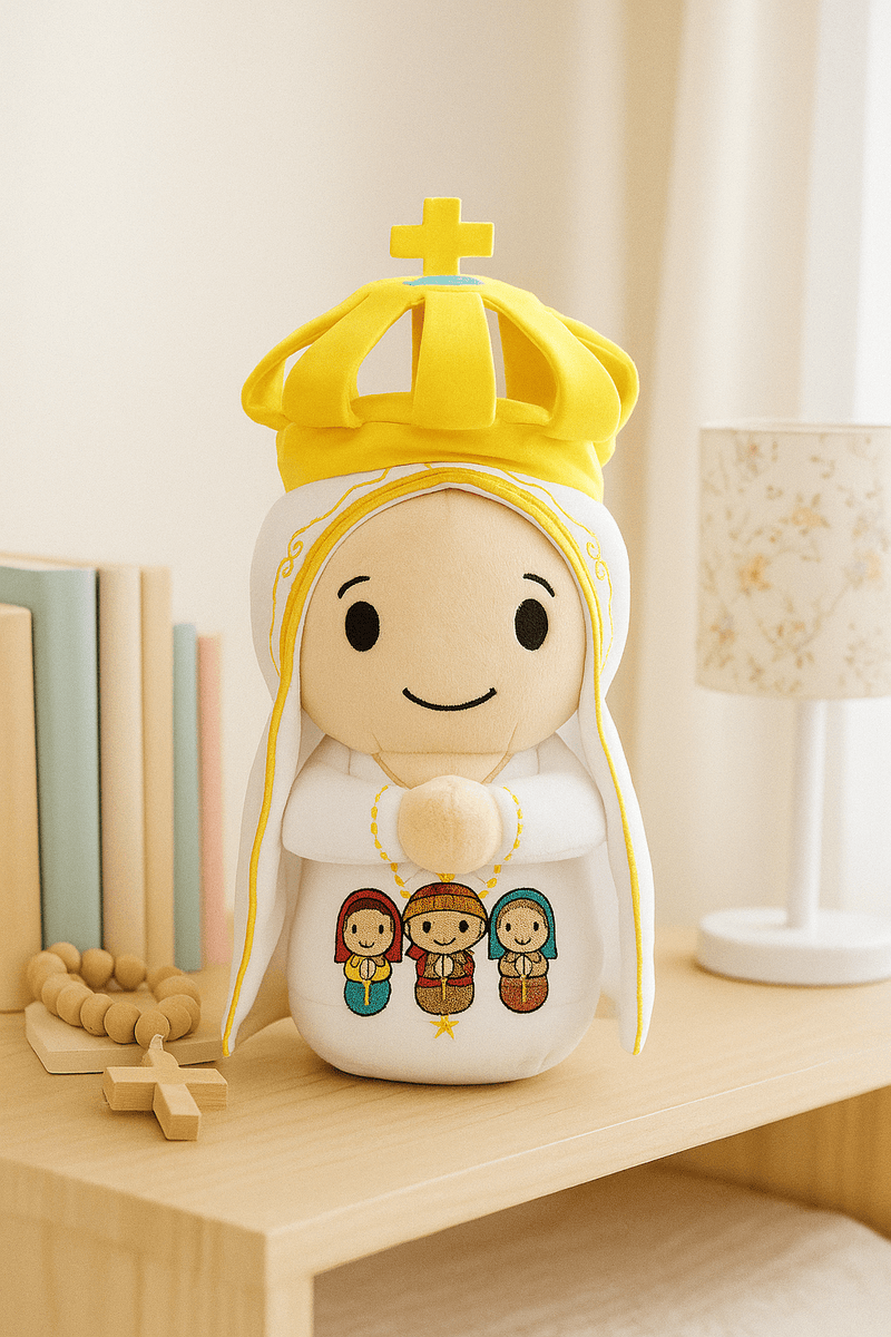 Our Lady of Fatima Catholic 8" Plush Doll