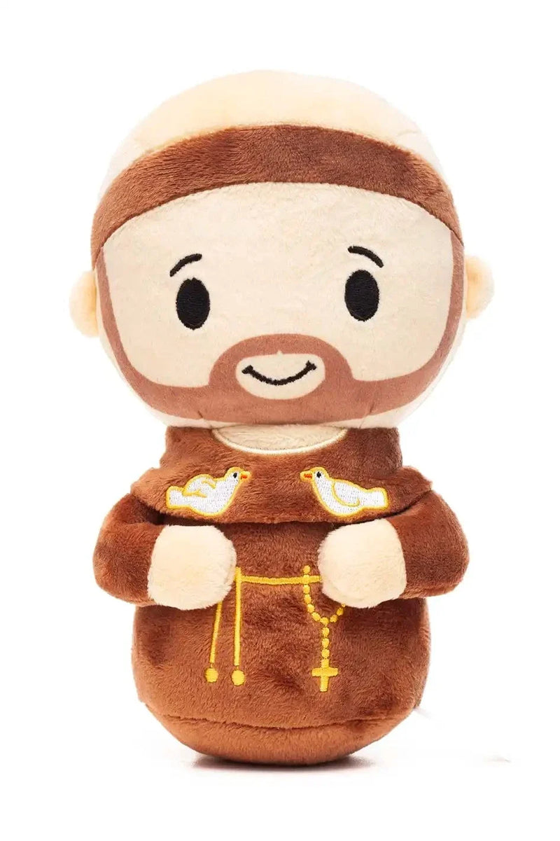 Saint Francis of Assisi Catholic 8" Plush Doll — Patron of Animals