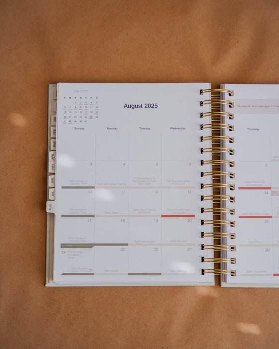 2025 Calendar Year Catholic Liturgical Planner // Mini Layout (*PRE-ORDER*)